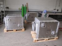 3 pcs. FERCHER FW-600M-H-A exhaustgas heatexchangers