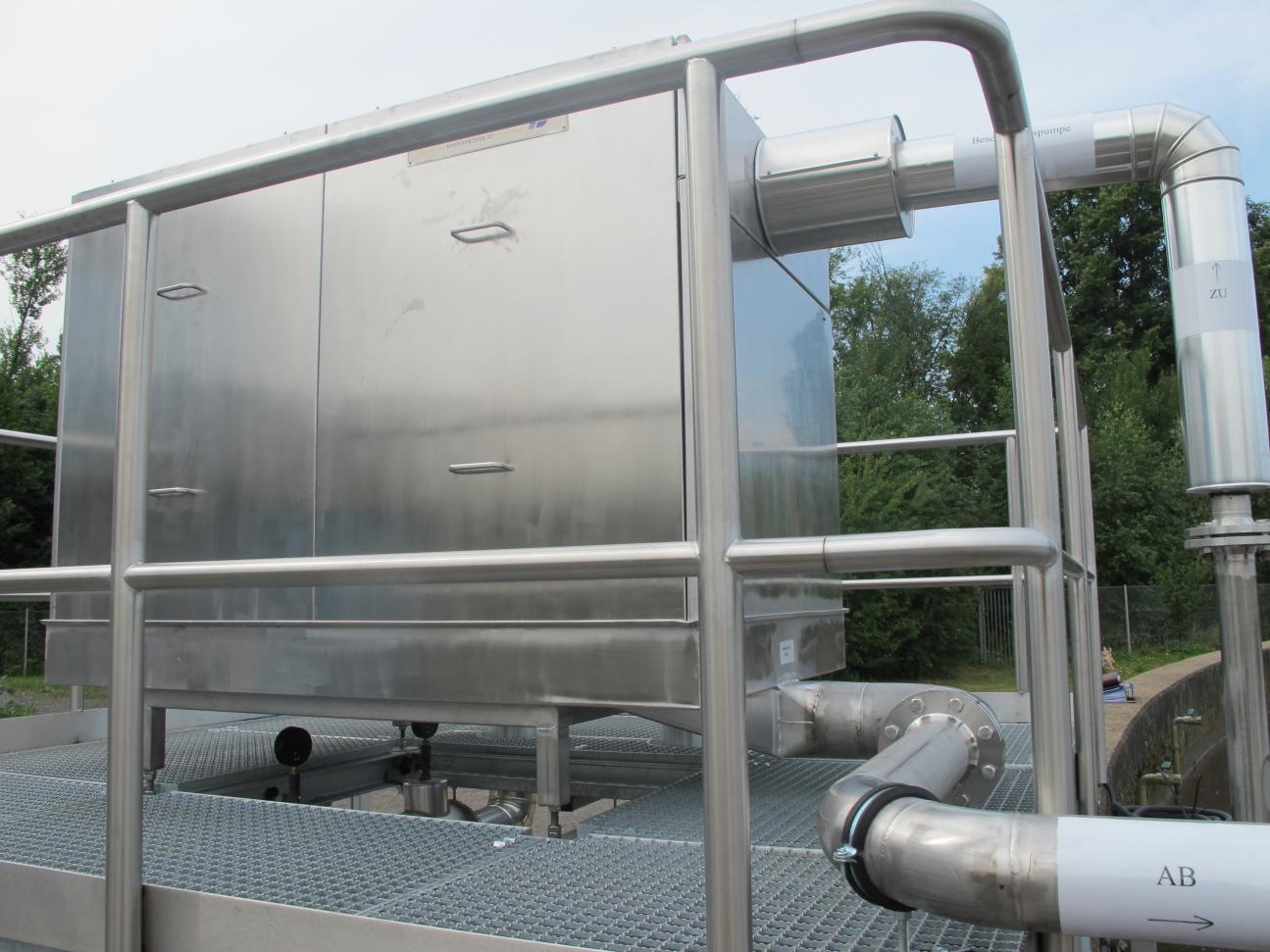 FERCHER FB-6/S-1-1 wastewater heatexchanger in a water-treatment plant