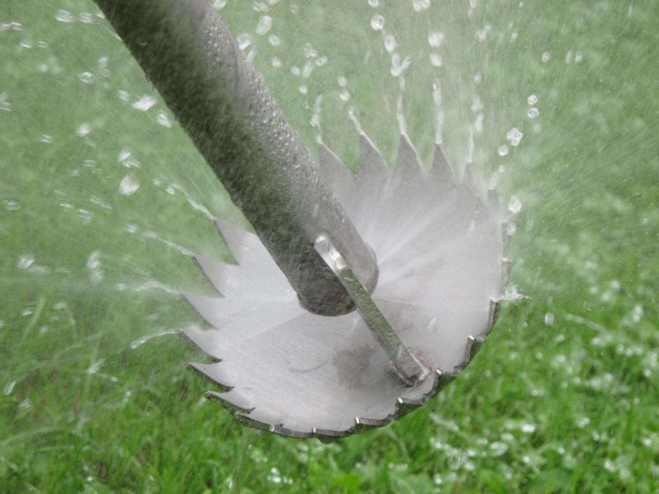 FERCHER EST Schmutzwasser-Düse - Sprühbild