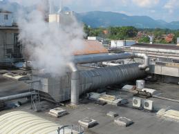 Spraytunnel Type EST in a paper factory in Austria